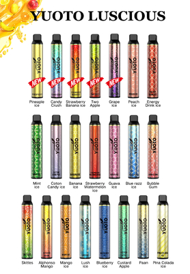 Giá rẻ Yuoto Luscious 3000 Puff Bán buôn Vape Pen dùng một lần Pin 8ml Eliquid 1350mAh được nạp sẵn