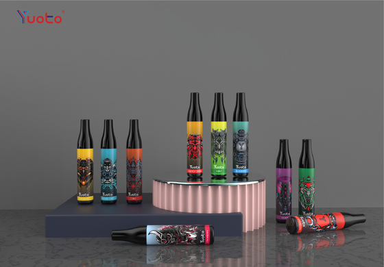600 Puffs Vape Chai 2% Nic 2ml 400mAh Lưới cuộn Vape Thuốc lá hương vị trái cây dùng một lần