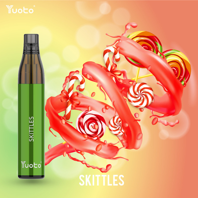 Yuoto Chai Max 600puff Cuộn lưới Vape dùng một lần 2ml TPD với 16 hương vị