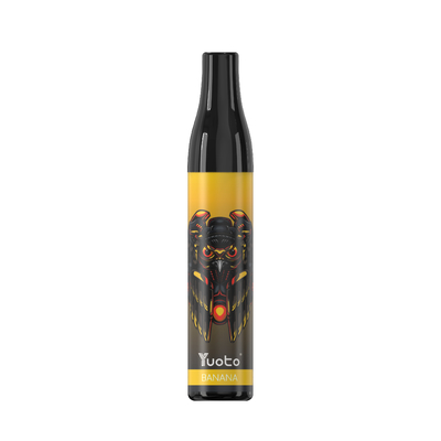 Mua 20mg Original YUOTO Chai 600 nhát Thuốc lá điện tử dùng một lần Banana Mesh Coil TPD Châu Âu