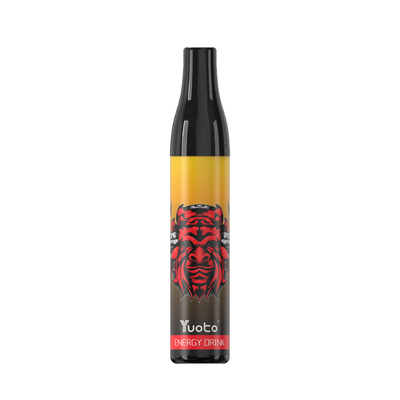 Lưới Coil Nước tăng lực Yuoto Vape Chai 600 Puffs 2ml Dùng một lần E Cig Số lượng lớn 20mg 400mAh