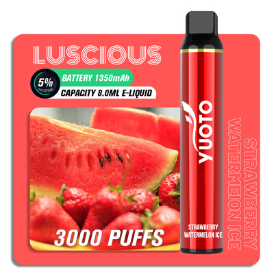OEM ODM Fruit Flavour Puff Bar Vape Pen, 8ml 3000 Puff Yuoto Luscious Vape dùng một lần