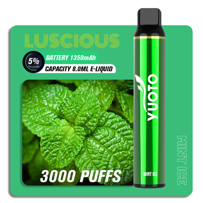 OEM ODM Fruit Flavour Puff Bar Vape Pen, 8ml 3000 Puff Yuoto Luscious Vape dùng một lần