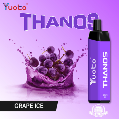 Yuoto Thanos 14ml 5000 Puff Vapes, Bút hóa hơi cuộn lưới Nicotine 2% 20mg