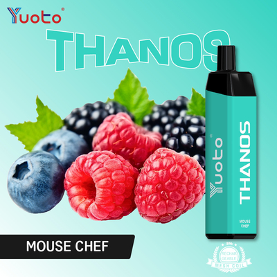 Yuoto Thanos 14ml 5000 Puff Vapes, Bút hóa hơi cuộn lưới Nicotine 2% 20mg