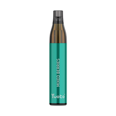Yuoto Bottlemax Bút Vape dùng một lần Số lượng lớn 600 Puffs Hỗn hợp Berries Thấp Nicotine 2% TPD