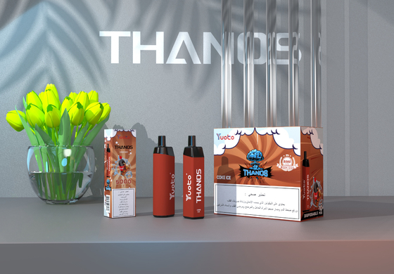 5000 Puff 14ml Yuoto Thanos E Cig, Lưới cuộn 5% Nicotine Vape Pen dùng một lần