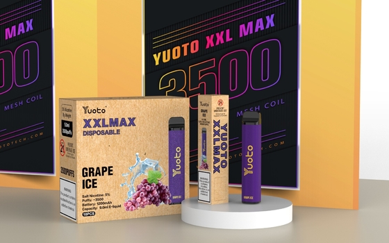 E Cigarette Rectangle Vape Pod 3500 Elf Puff Bar Khói Shisha Yuoto bút vape dùng một lần XXL Max