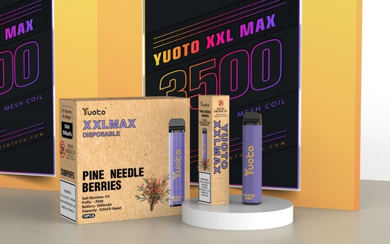 E-CIGS 3500puffs dùng một lần Vape Pen USA 5% Nic Không sạc lại với 19 Hương vị tuyệt vời