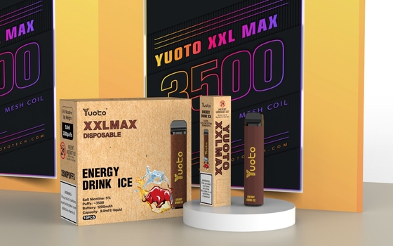 E-CIGS 3500puffs dùng một lần Vape Pen USA 5% Nic Không sạc lại với 19 Hương vị tuyệt vời