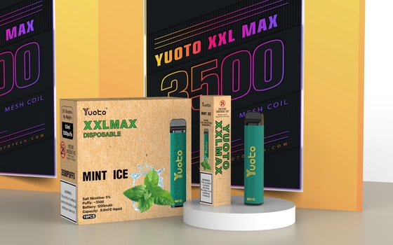 Hương vị trái cây Yuoto XXL Max 3500 Puffs Bar 9ml E Liquid Vape Pen dùng một lần 20mg Nic