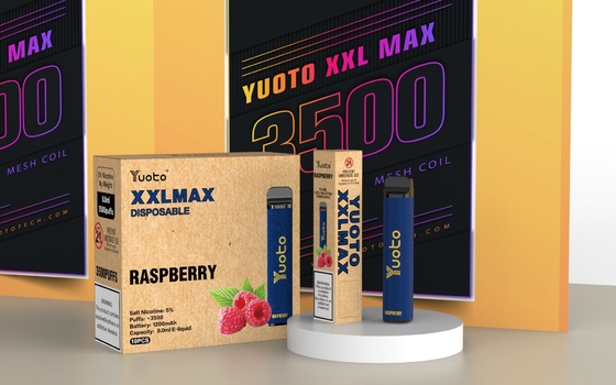 Hương vị trái cây Yuoto XXL Max 3500 Puffs Bar 9ml E Liquid Vape Pen dùng một lần 20mg Nic