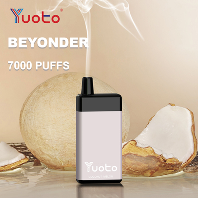 7000 Puffs Yuoto Beyonder Vape Pen dùng một lần Hookah với cuộn lưới pin 16ml E-Liquid 900mAh