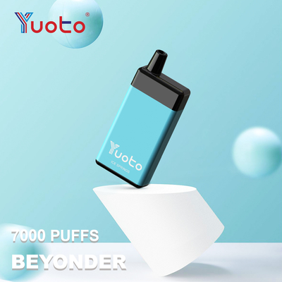 Original Yuoto Vape dùng một lần Beyonder 7000 Puffs Rechargeable Mesh Coil 15 Flavour Original