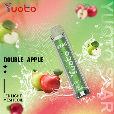 1,2ohm Dùng một lần 3000 Puffs Yuoto Vape Star với 16 màu