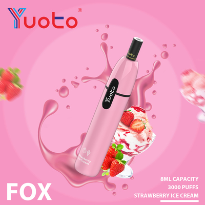 7,5ml Chất lỏng E dùng một lần Yuoto Star Vape 3000 Puffs 1000mAh RoHS FCC
