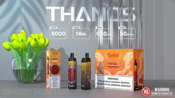 Cải thiện trải nghiệm vape của bạn với Yuoto 5000 Puffs Vape 10-12W Wattage 19 hương vị