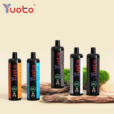 Dòng không khí có thể điều chỉnh YUOTO 15000 Puffs Vape dùng một lần với cuộn dây DualMesh 850mAh Pin 23 hương vị
