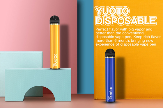 Yuoto Vape phổ biến với 5% Nicotine Salt chất lượng cao dùng một lần Vape Original Yuoto 1500 Puffs Vape Ecigs