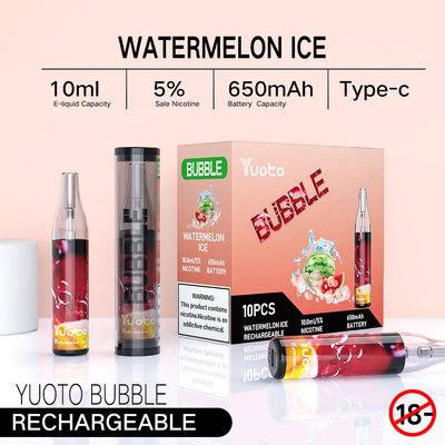 15 Hương vị Thiết bị hệ thống Pod 2300 Puffs Thiết kế hình trụ với hoa văn có kết cấu