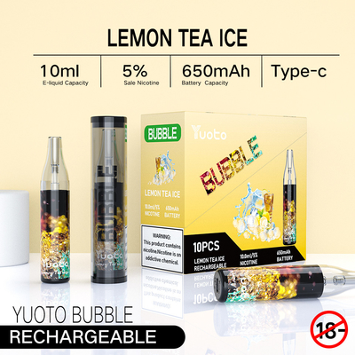 15 Hương vị Thiết bị hệ thống Pod 2300 Puffs Thiết kế hình trụ với hoa văn có kết cấu
