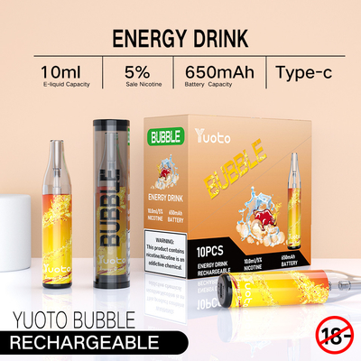 15 Hương vị Thiết bị hệ thống Pod 2300 Puffs Thiết kế hình trụ với hoa văn có kết cấu