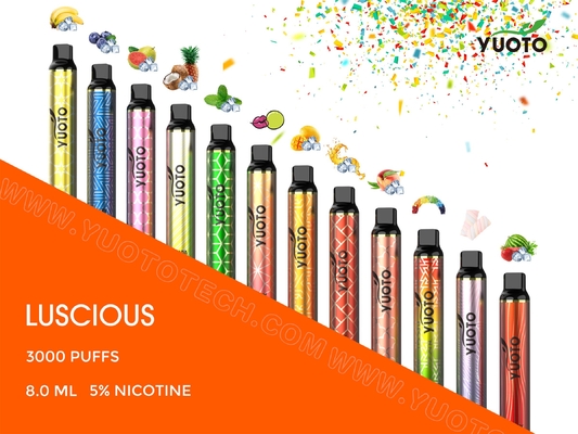 Dùng một lần vape Yuoto thuốc lá điện tử ngon vape 3000 nhát shisha pen vapes 8ml pod 1350mAh xì gà xì gà