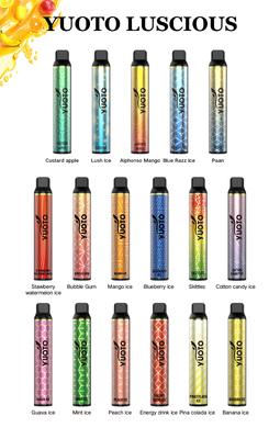 Yuoto 22 Flavoured E Cigs Nút Miễn phí, Dễ sử dụng Với Pin 1350mAh