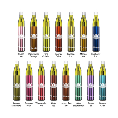 4ml E Liquid 1200 Puffs Vape mesh coil 16 hương vị với 5% Nicotine