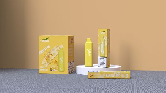 YUOTO SMART PRO 1500puff 2-5% Mg Xì gà E dùng một lần Dòng vuông với pin 800mAh