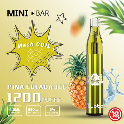 ODM 1200 Puffs Vape, 5 hơi muối Nicotine cho E Cigs Party