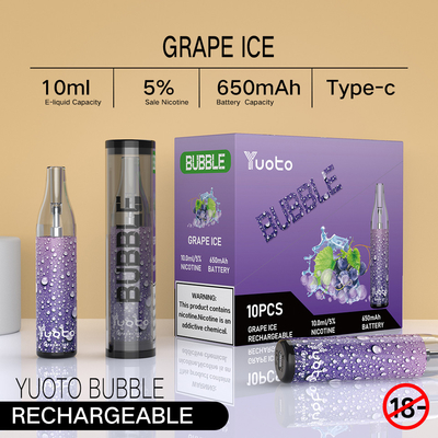 Giá bán buôn Yuoto Bubble 4500 Puffs Shining With LED Light Water Dưa hấu Ice A Chất lượng tốt cho FOB