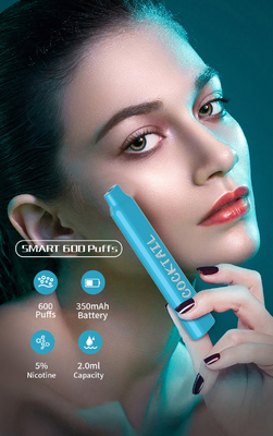 YUOTO Smart 600 Puffs Vape Dung tích nước trái cây 2ML E với 12 hương vị