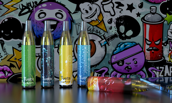 Yuoto bubble 4000puffs 650 mah 10ml mesh coil dùng một lần có thể sạc lại vape non disjunction pina colada ecig steam