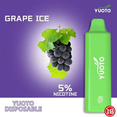 5% Nicotine 1500 Puffs Thiết bị Vape dùng một lần với pin 800 mah