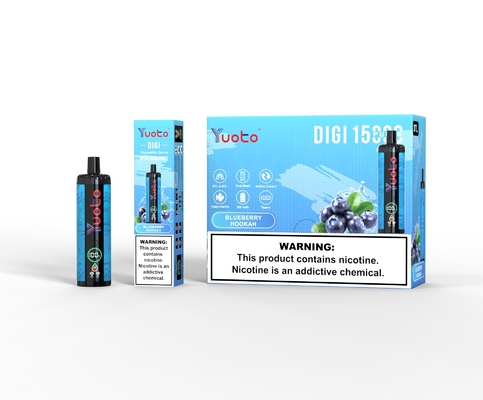 Yuoto DIGI 15000 Puffs Daul Mesh Coil Vape 20 ML Vape dùng một lần