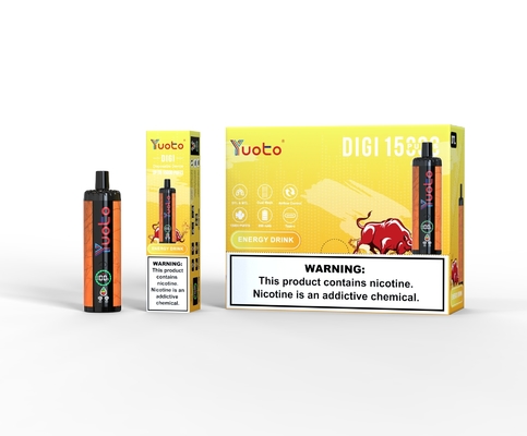 Yuoto DIGI 15000 Puffs Daul Mesh Coil Vape Lưu lượng không khí điều chỉnh