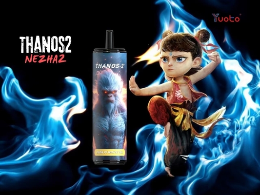 Yuoto thanos2 10000 puffs một lần sử dụng vape lưới cuộn màn hình mức pin