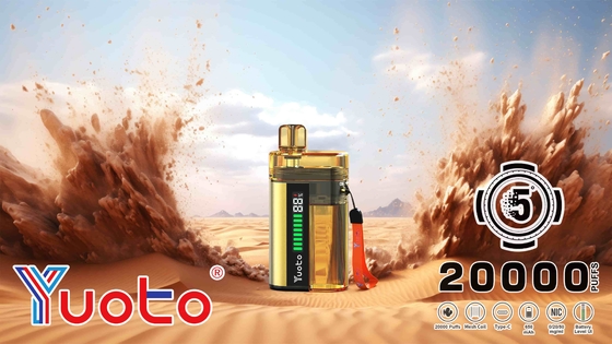 Cải thiện trải nghiệm hút thuốc lá với yuoto 5000 vape 850mAh dung lượng pin và lưu lượng không khí điều chỉnh
