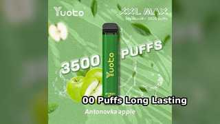 Hương vị thiết bị Yuoto XXL MAX 00 Puffs